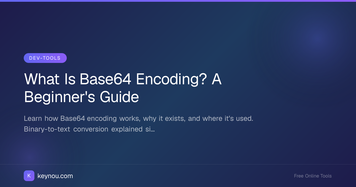 What Is Base64 Encoding? A Beginner's Guide